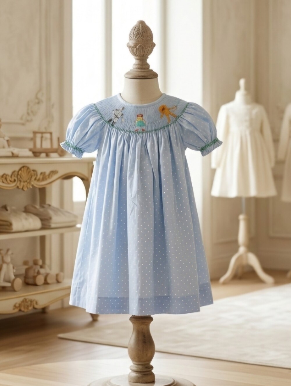 Mom & Me Wizard of Oz Smocked Bishop Dress | Sz 4